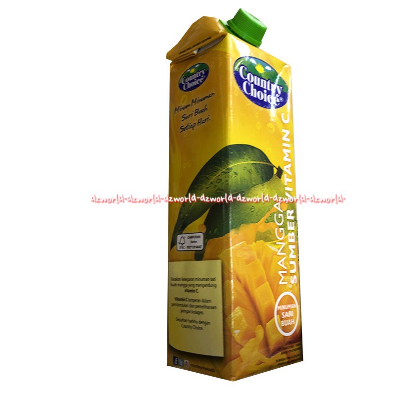 Country Choice 1L Jeruk Apel Mangga Buah Jambu Minuman Sari Buah Fruit UHT Siap Minum