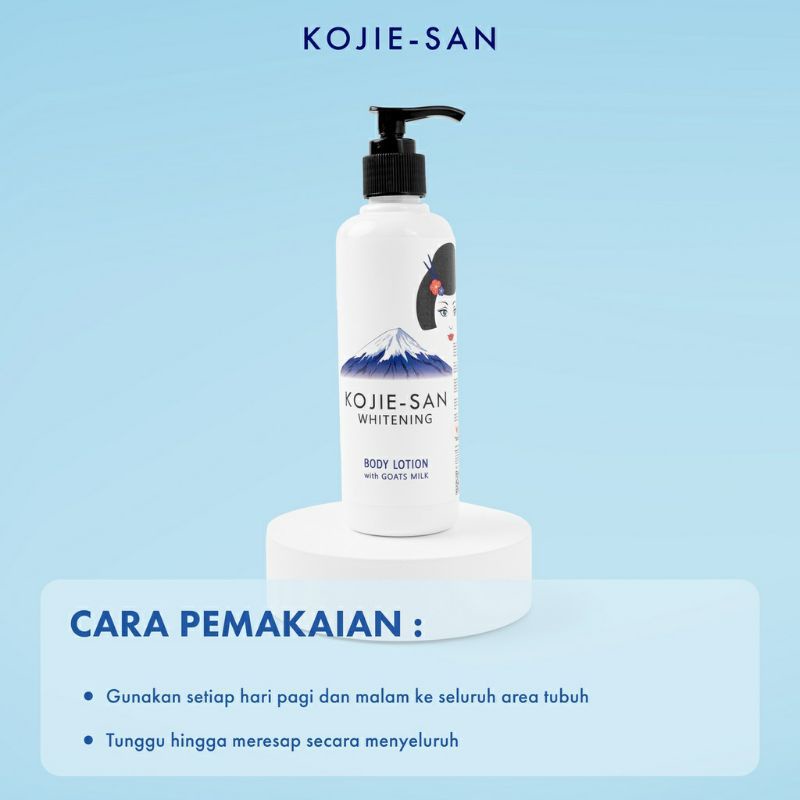 KOJIE SAN BODY LOTION GOAT MILK/KOJIC 250ML [𝗕𝗣𝗢𝗠]