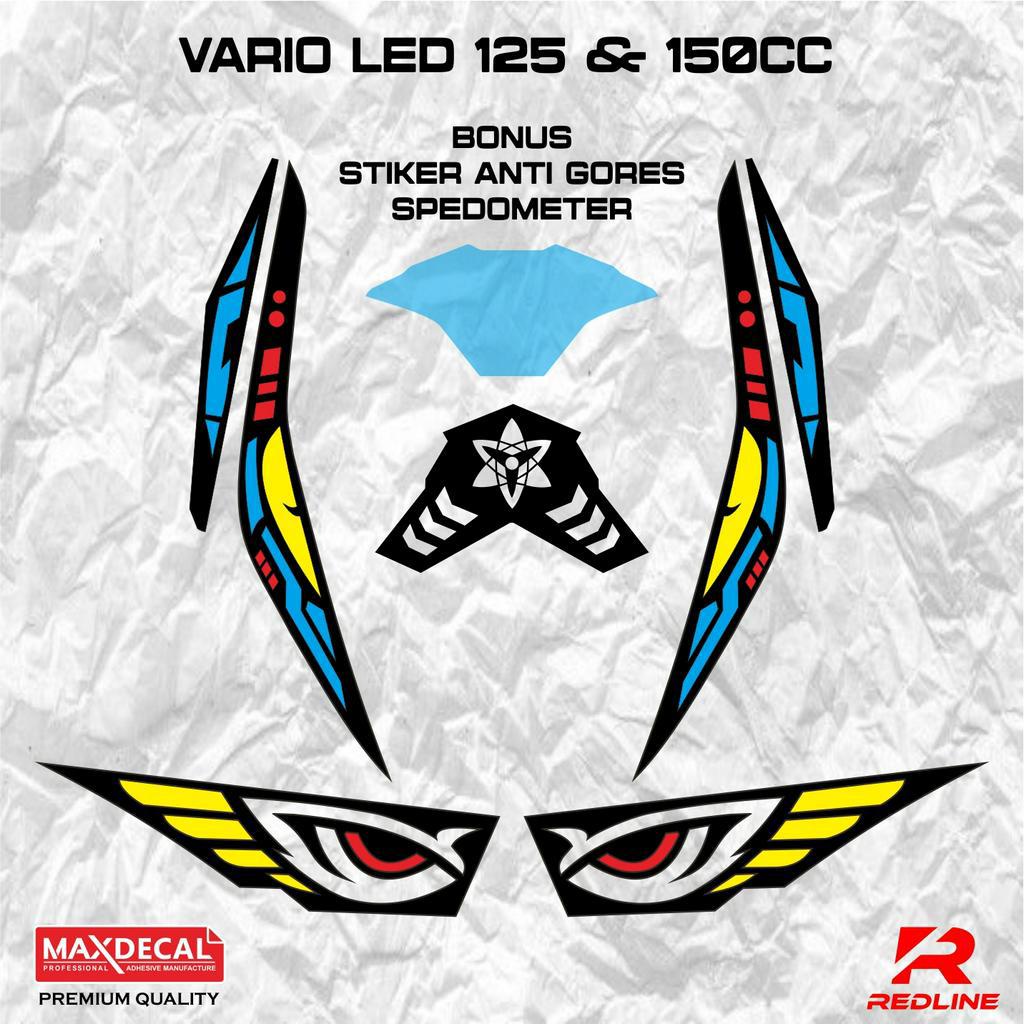 stiker alis mata lampu vario led 125 150 cc 2015-2017