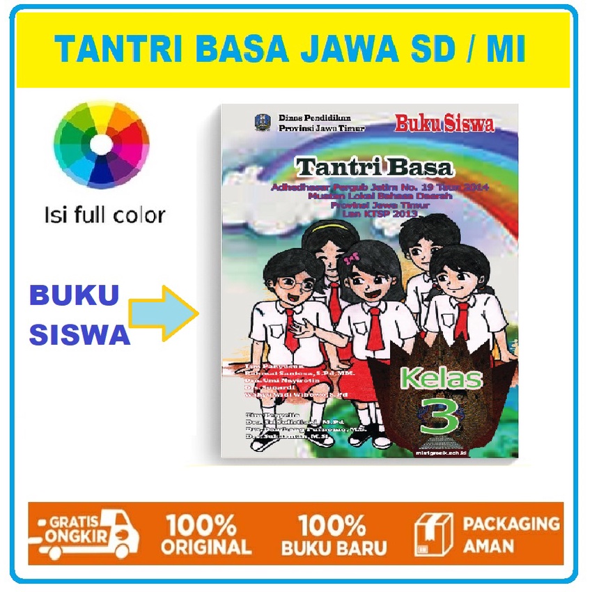 Diskon Buku TANTRI BASA JAWA SD / MI Kelas 3 (Bahasa Jawa Diknas Propinsi Jawa Timur)