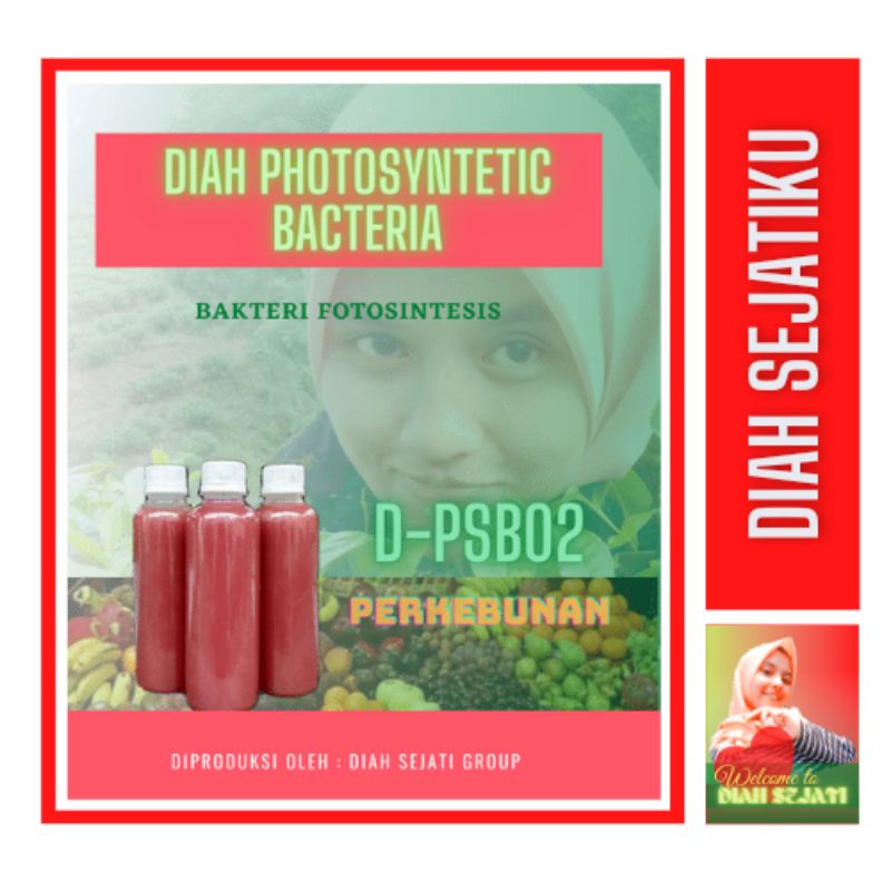 PSB1500 Bakteri Fotosintesis - PSB (Photosyntetic Bacteria) Kemasan 1,5 liter