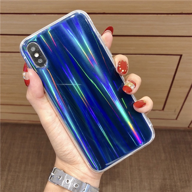 Holo Blue (BISA MATCHING POPSOCKET) Samsung S7edge S8 S8+ S9 S9+ Note8 Note 9 S10 S10+ S10e A20 A30s