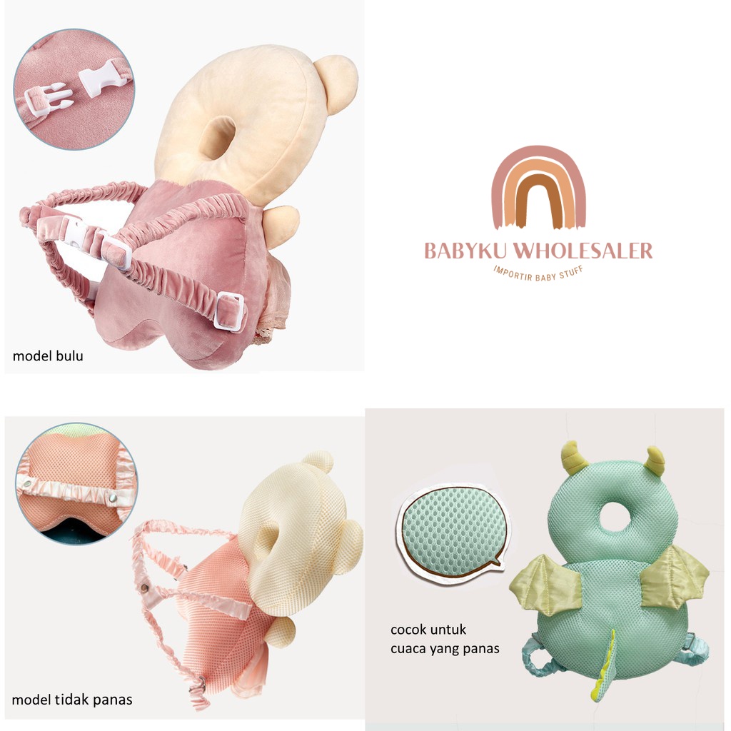Bantal pelindung kepala bayi belajar jalan / Baby headpad protector