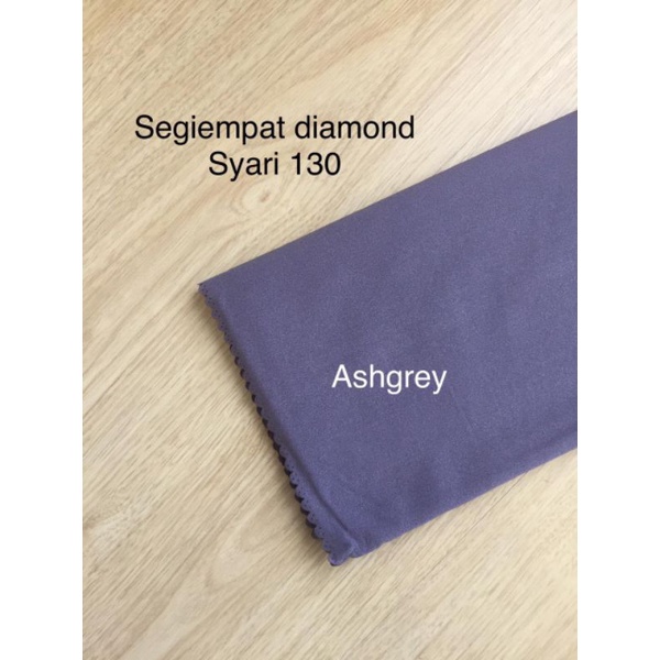 Segiempat syari polos diamond italiano crepe -+ 130x130