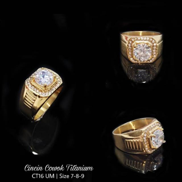 Cincin Cowok Titanium