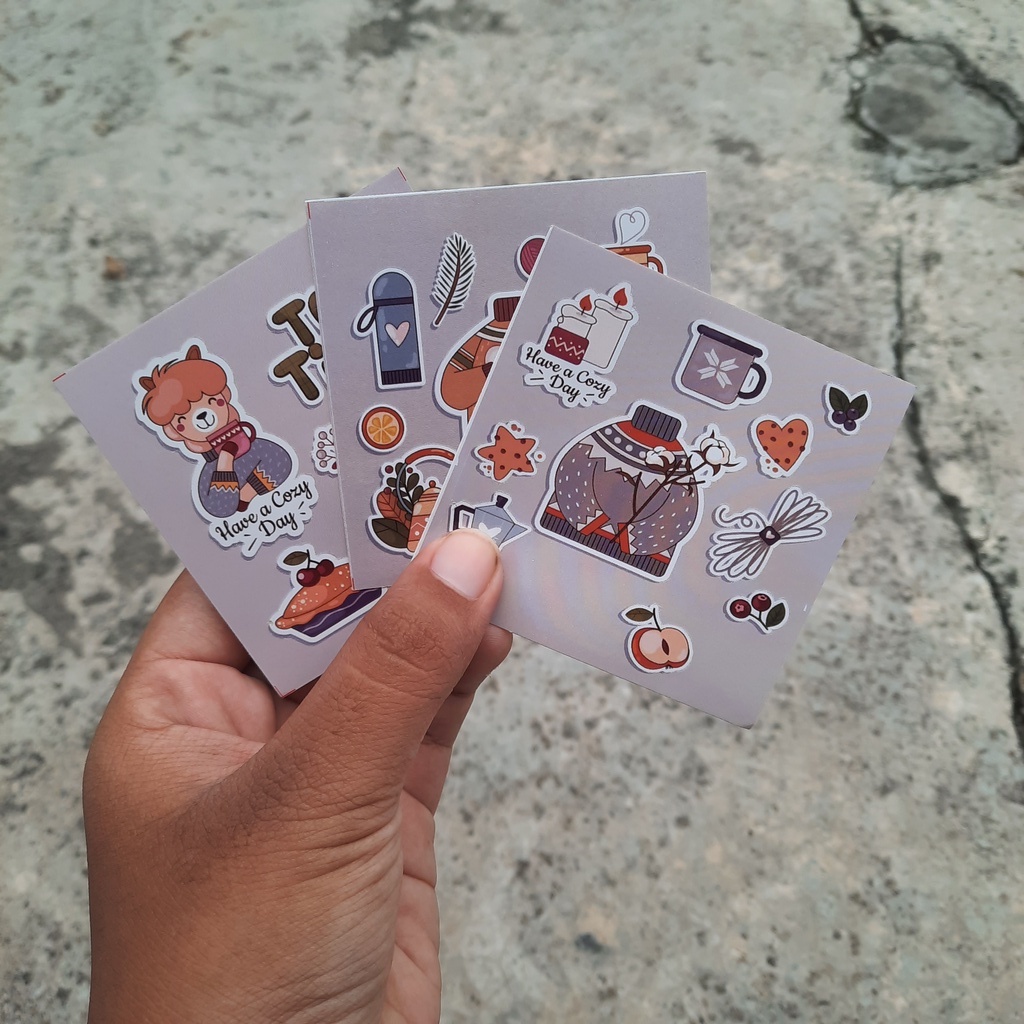 

Stiker Aesthetic Tea Time Lucu, Tumbler