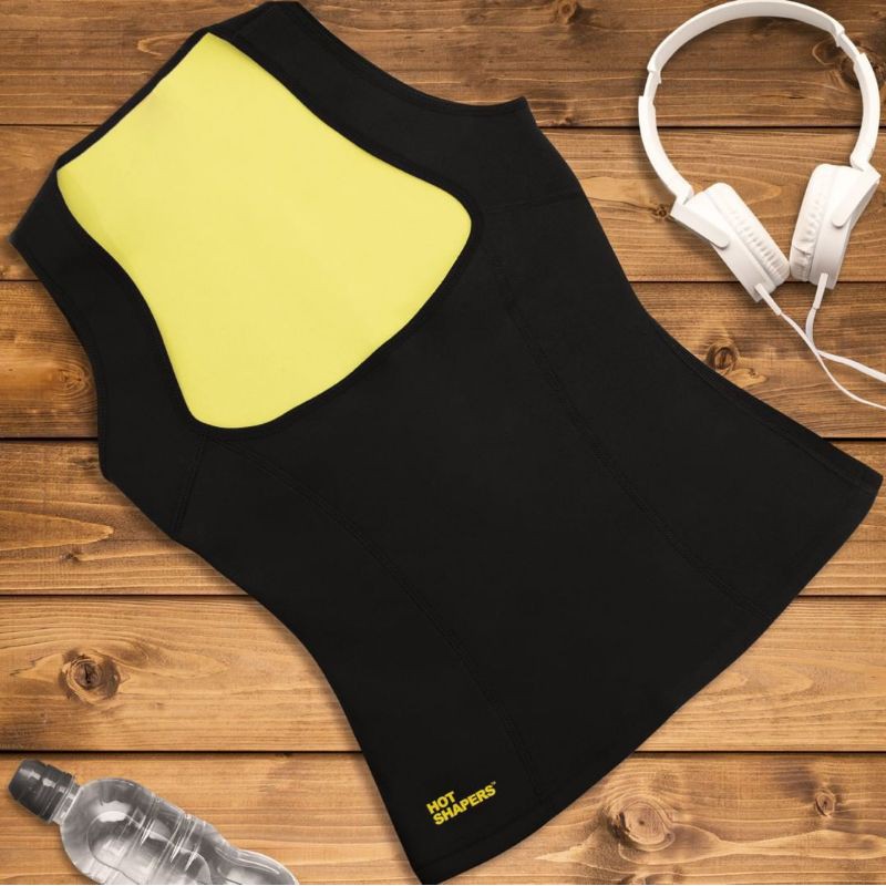 HOT SHAPERS CAMI SLIMMING VEST FAT BURNER Rompi Pembakar Lemak dan Pengecil Pelangsing Perut Baju Pakaian Tanktop Olahraga Pria Wanita Bahan Neotex Smart Fabrics Technology