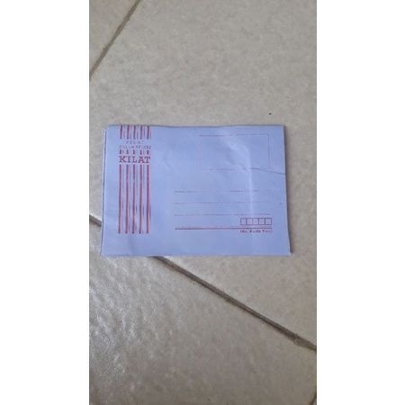 

Amplop surat dalam negeri kilat, tanpa lem 20 lembar