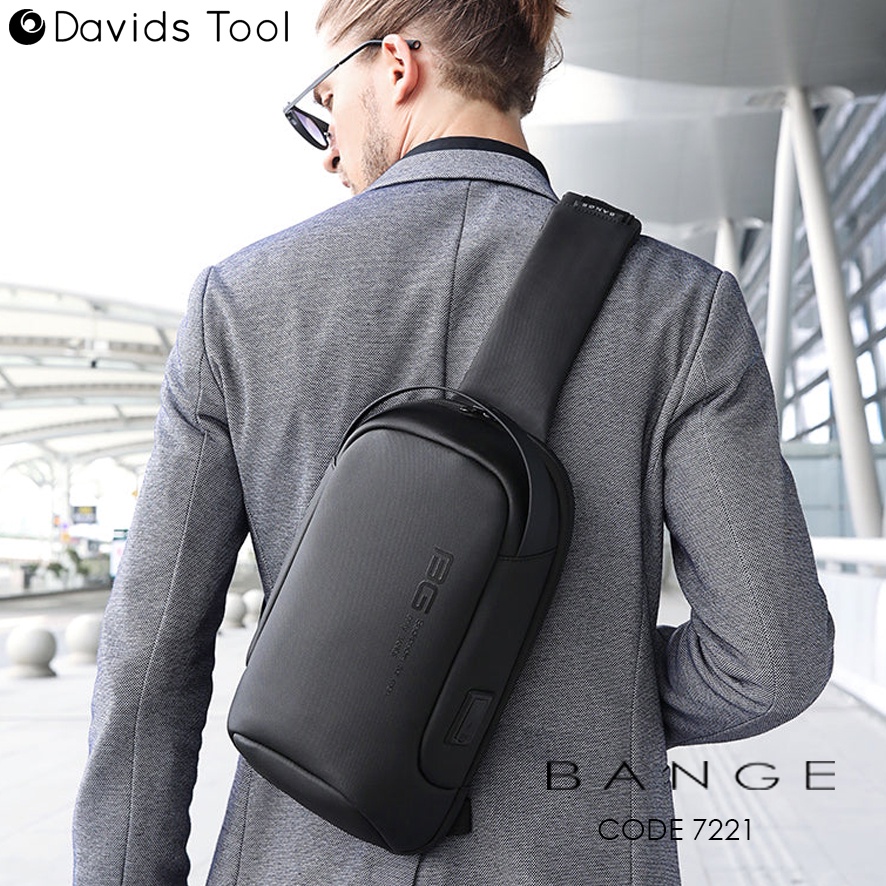 Bange Waistbag Pria Waterproof Waist Bag Original Weisbag Tas Weistbag Waisbag Premium Anti Air Original Import Distro Selempang Slempang Slingbag Cowok Casual BG7221