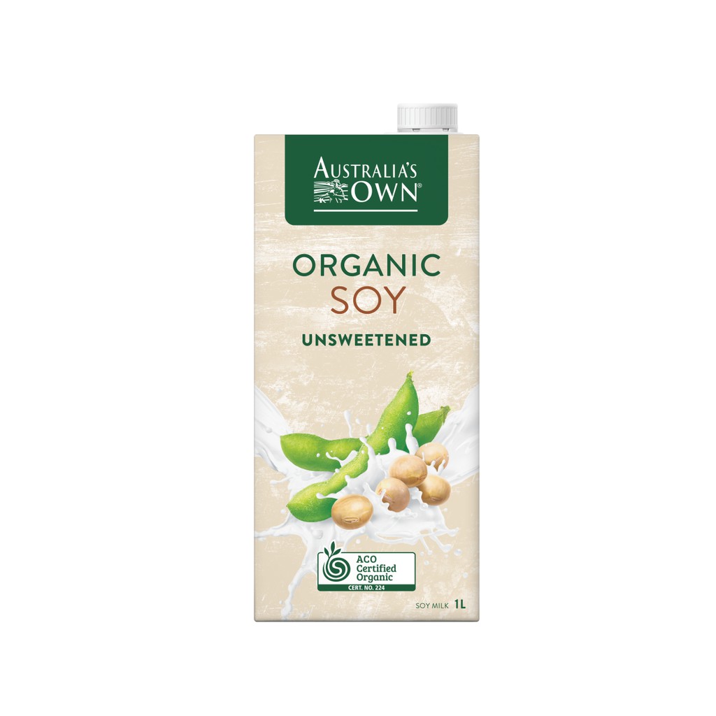 Australia's Own Organic Soy Unsweetened 1L