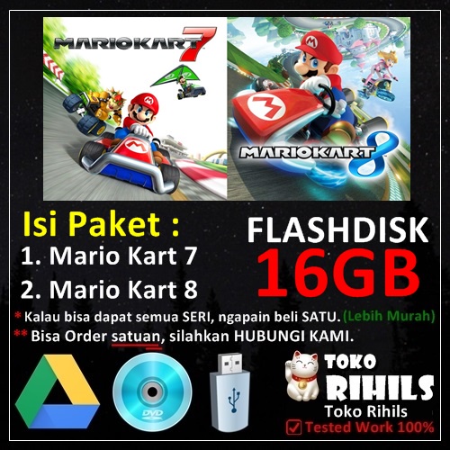 Mario Kart 7 dan 8 Game PC Laptop
