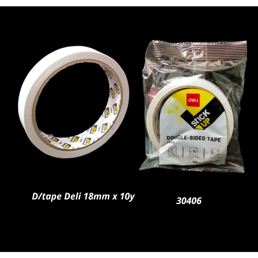 

SOLASI DOUBLE TIP DELI DOUBLE TAPE 18 MM X 10 YARD BAGUS
