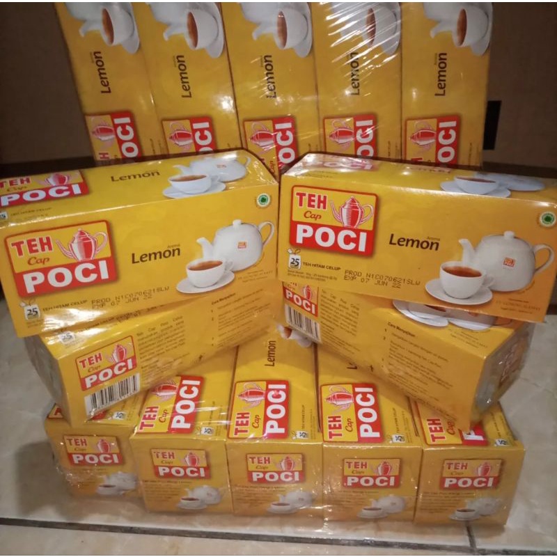 

Teh Celup Lemon Cap Poci 25 kantung