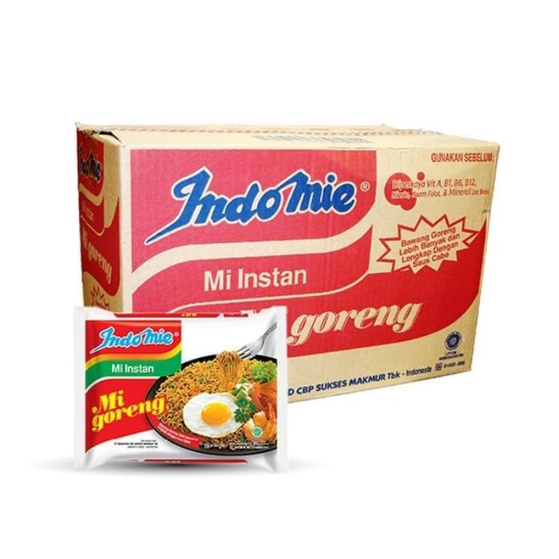

Mi Instan Indomie Goreng 40pcs/dus