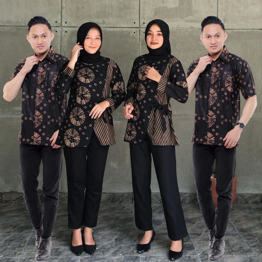 BATIK COUPLE GROSIR ECER BATIK COUPLE KANTOR JUMPUTAN BLOUSE KANTOR