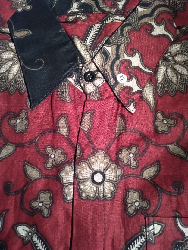 M, L, Xl, Xxl, Kemeja Batik Pria Lengan Pendek Jumbo Baju Batik Pria