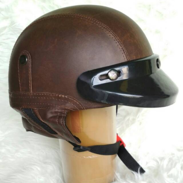 Helm Kulit SNI Club Coklat