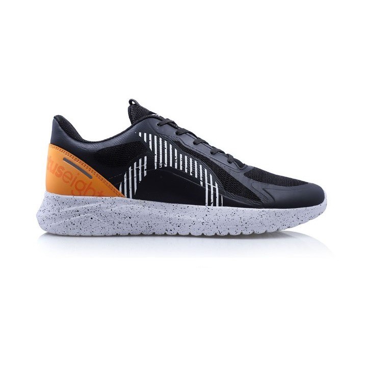 SEPATU SNEAKERS RUNNING ORTUSEIGHT NOVA - Black White Ortrange (100% ORIGINAL)