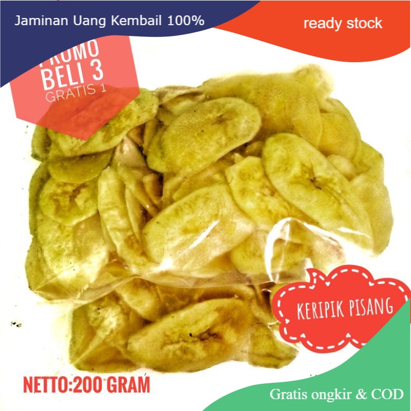 

Keripik Pisang Original Renyah dan Gurih 200 gram