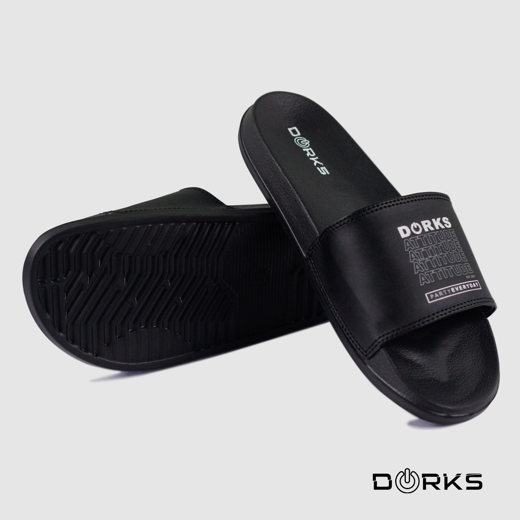 Dorks - Attitude | Sandal Slop | Sandal Slide | Sandal Slide Pria |  Sandal Murah | Sandal Original-3