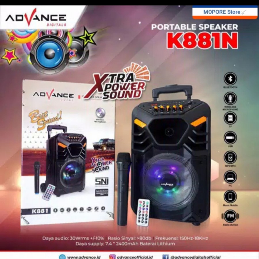 Speaker meeting bluetooth portable Advance K881 mic wireless