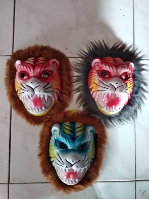 Topeng binatang macan topeng macan