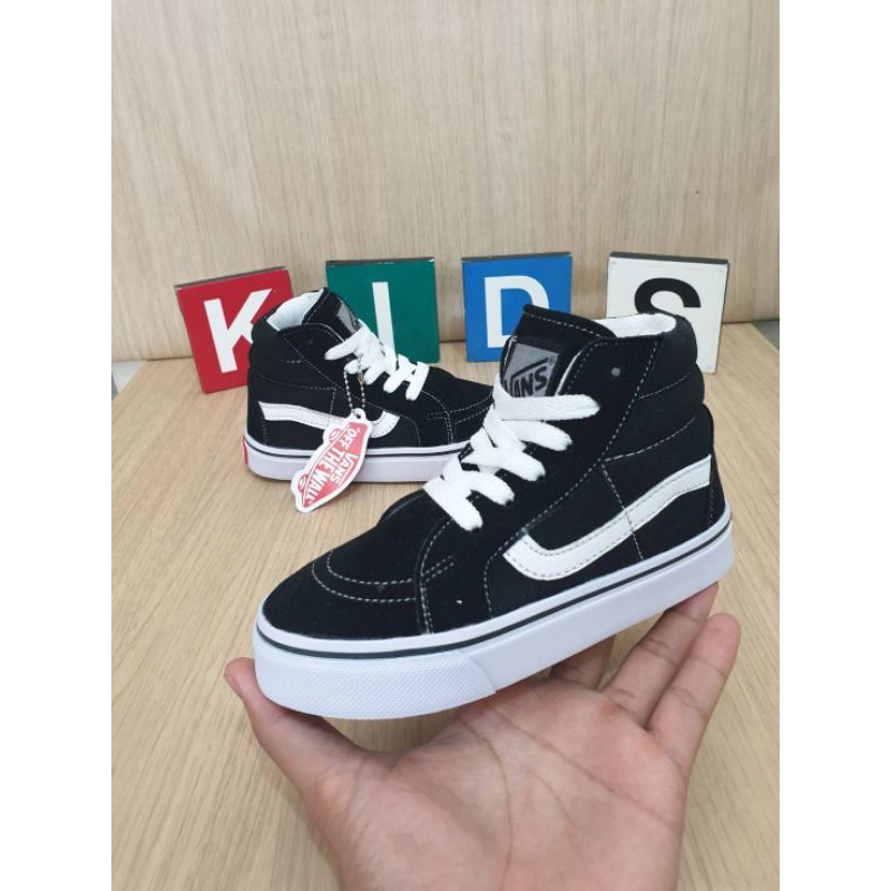 SEPATU ANAK VANS OLDSKOOL PREMIUM HIGH QUALITY SEPATU ANAK VANS SK8 HITAM