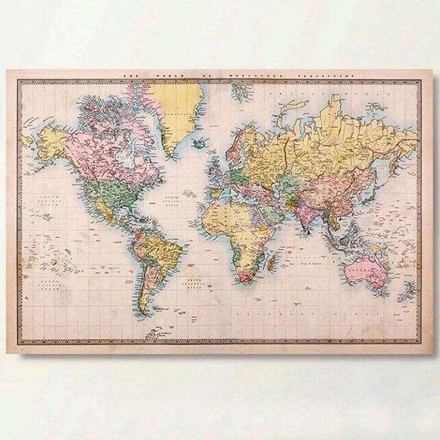 

Classic World Map