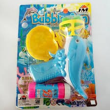 Mainan Bubble Tembakan Air 6 Mata  Fre Batu Baterai 3pcs