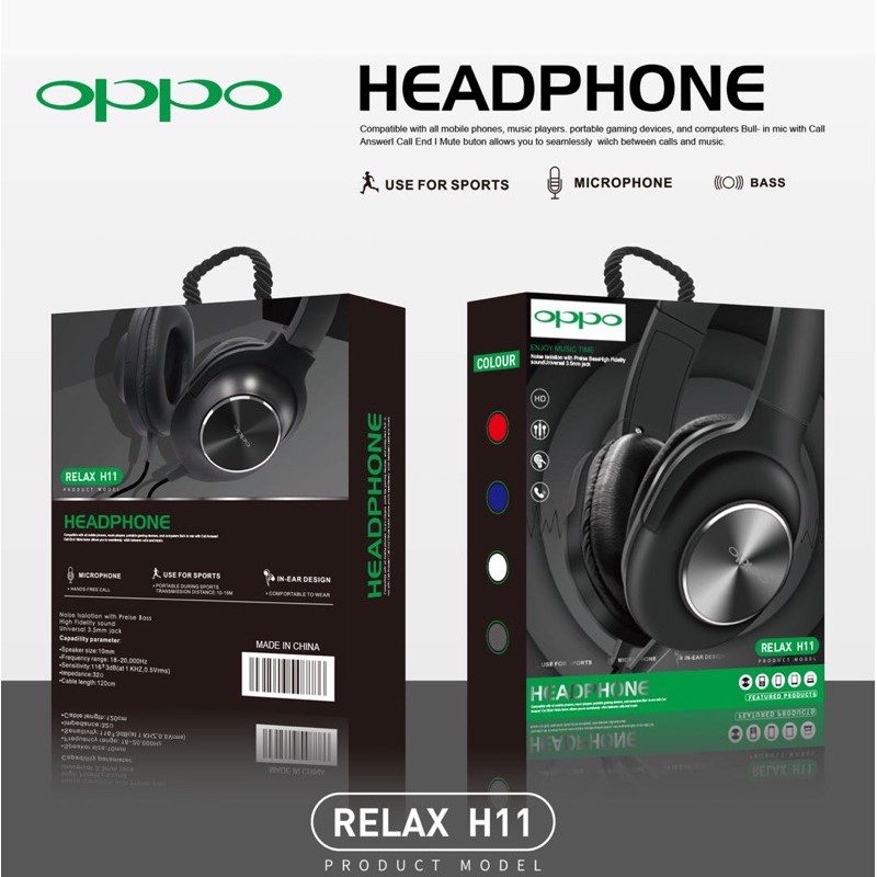 headset superbass Type H11 stereo bando/Headphone Gede Bass OPPO TERMURAH