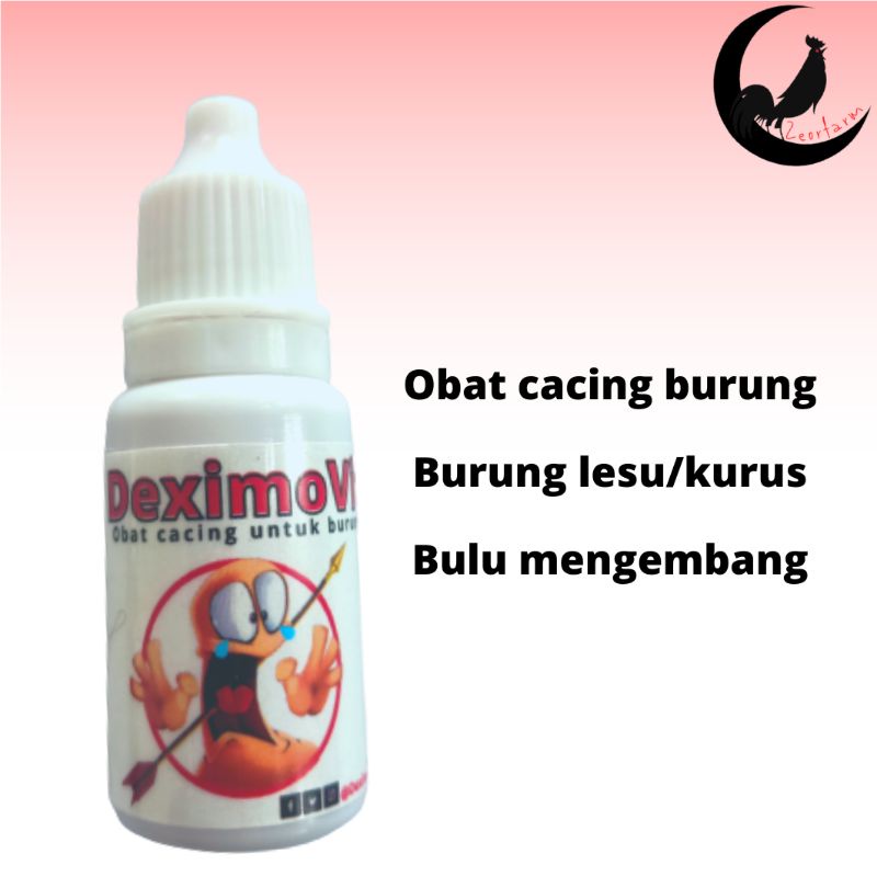 obat cacing burung deximovit mengobati burung kurus lesu bulu mengembang zeorfarm