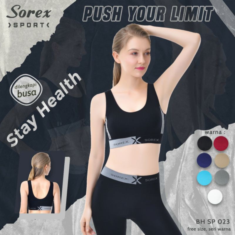 BH SENAM OLAHRAGA GYM YOGA SPORT BRA SOREX EXCLUSIVE SP 023