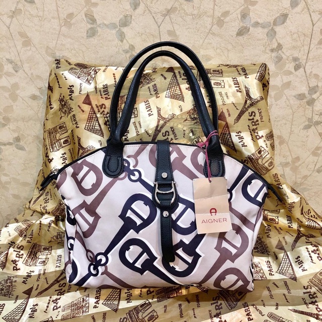 Tas aigner totebag original authentic second preloved like new
