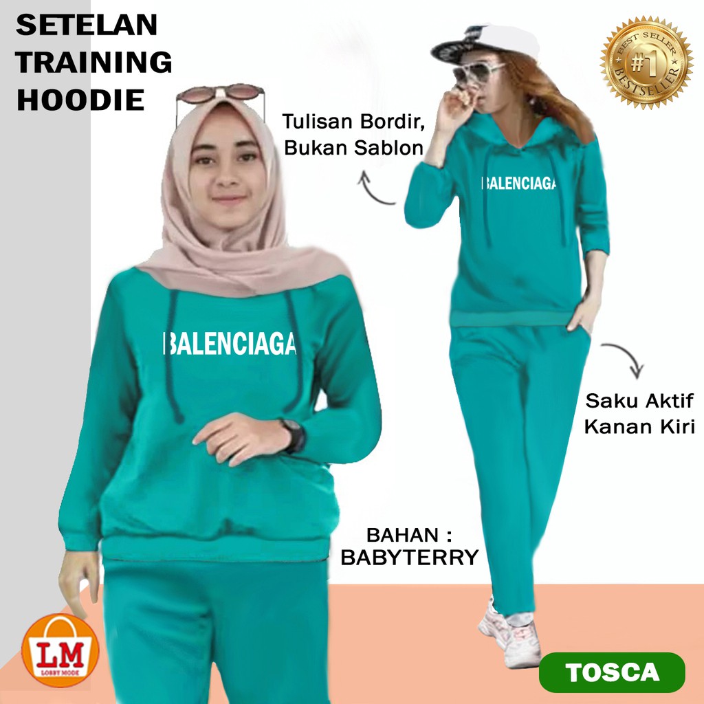 LMS 05155 05258 05362 05466 Baju Setelan Hodie Setelan Training Terlaris Termurah L XL XXL XXXL