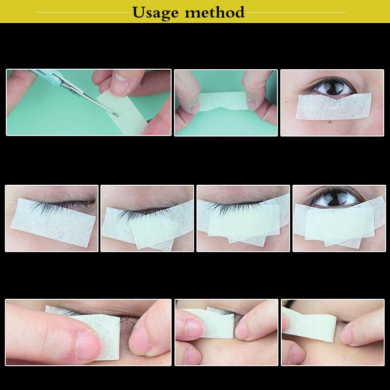 4.5M/9M False Eyelash Adhesive Tape Patches For Eyelash Extension Tape Holder