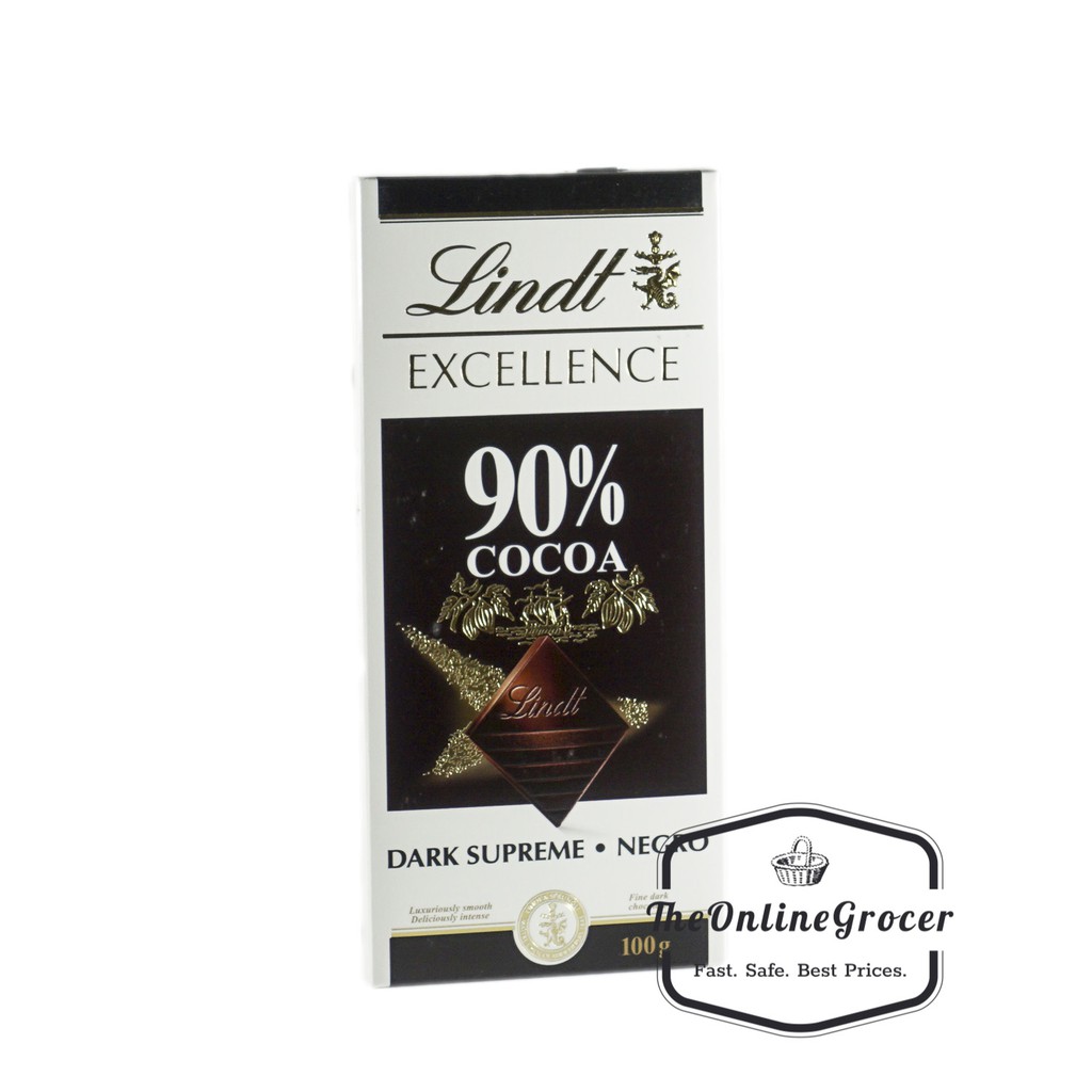 Lindt Excellence Dark Chocolate or Dark Cacao 70% 90% or 99%