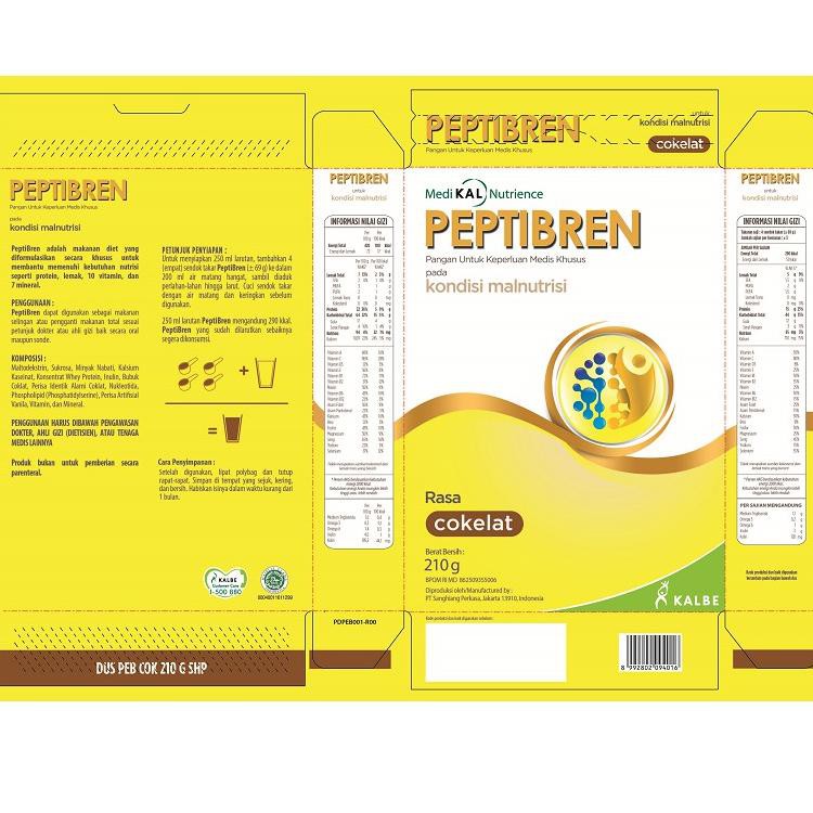 

PEPTIBREN - Vanilla & Coklat - Susu Pasien oke & Pikun Rendah Lemak .