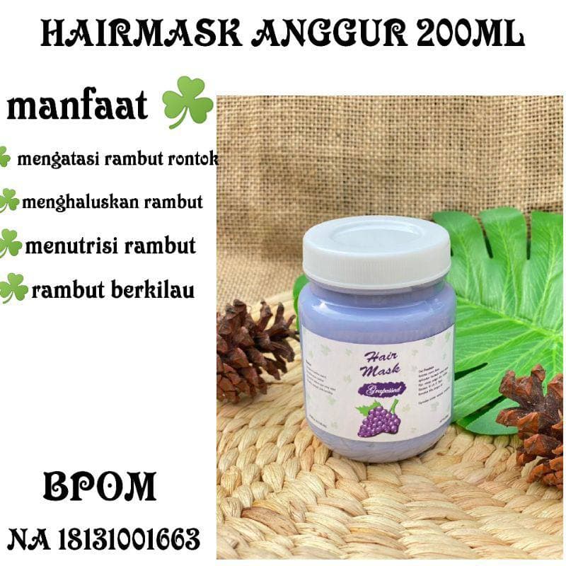 Hairmask Masker Rambut BPOM 200ml