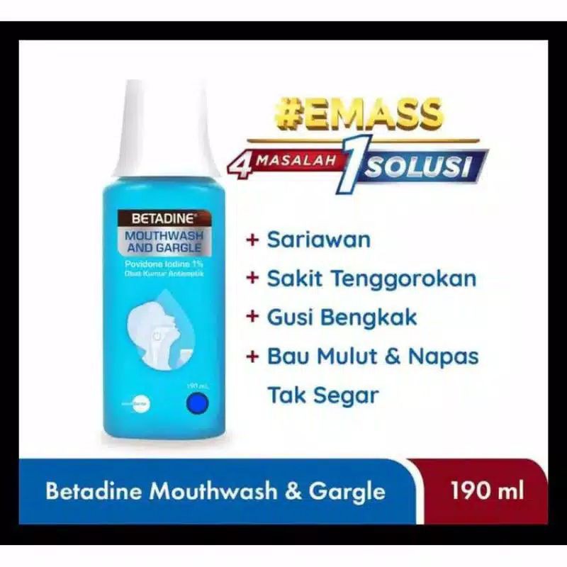 Betadin kumur anti seftik