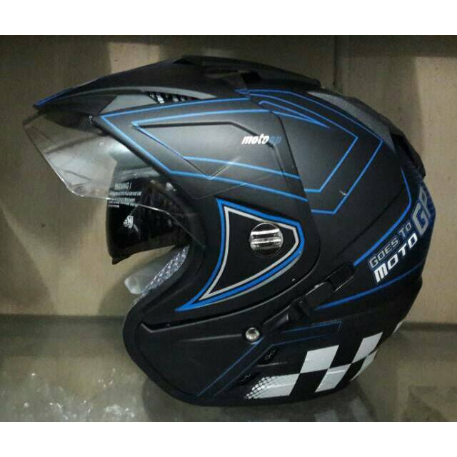 Helm  Double  Visor  Murah DMN Shopee Indonesia