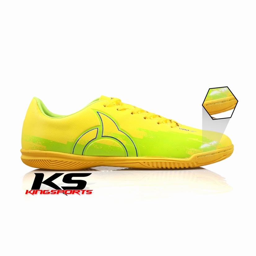 Sepatu Futsal Ortuseight Octane - Butter Yellow/Electricity/Blue