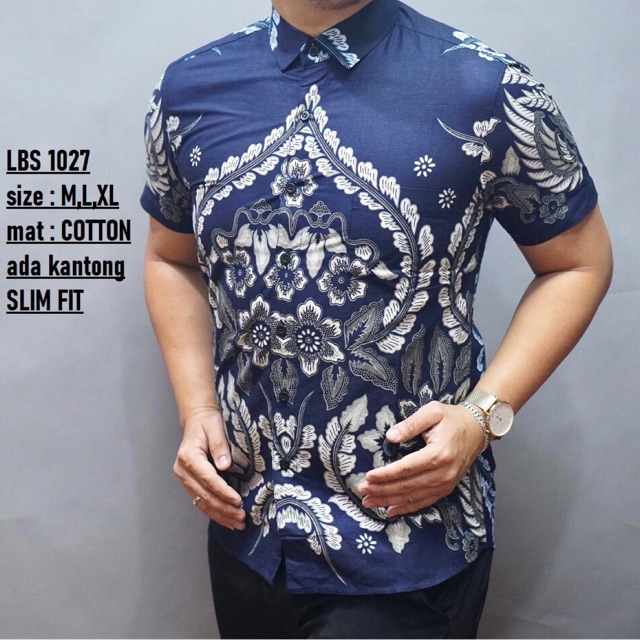 Kemeja Batik Pria LuigiBatani LBS 1026 1027
