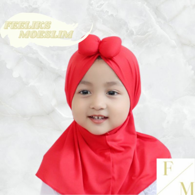 Hijab Anak Mini Samping / Jilbab nyaman murah lucu kualitas PREMIUM