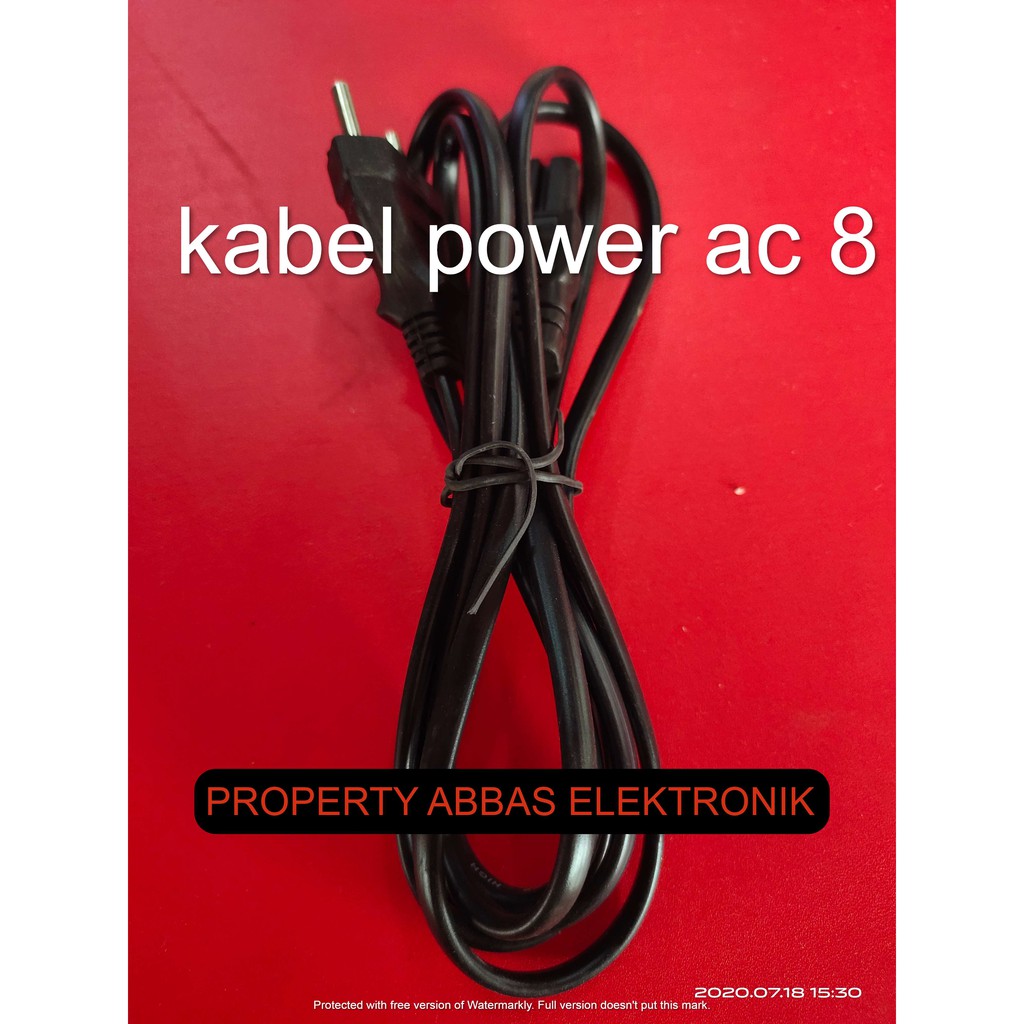 kabel power ac cord 8 compo tv samsung lg