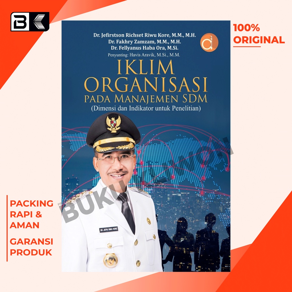 Jual Buku Iklim Organisasi Pada Manajemen Sdm Dimensi Dan Indikator