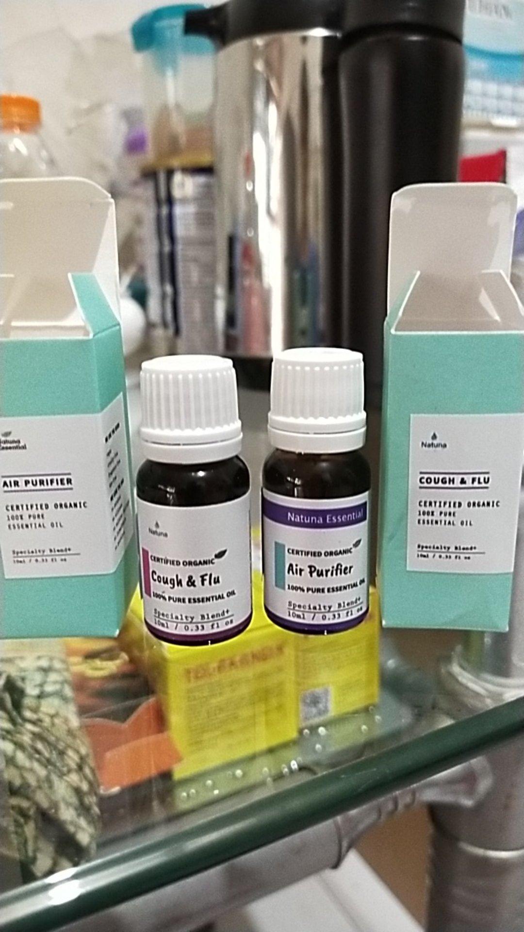 Natuna Air Purifier Essential Oil Minyak Esensial Atsiri Aroma Terapi Eo Diffuser Difuser Humidifier