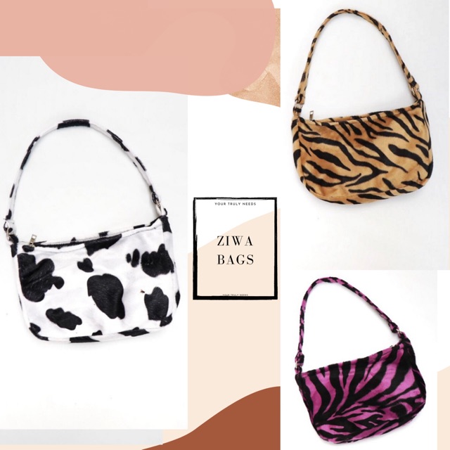 FEODRA HOBO ANIMAL / HOBO ANIMAL BAG / TAS HOBO WANITA / TAS HOBO ANIMAL / Shoulder Bag Hobo