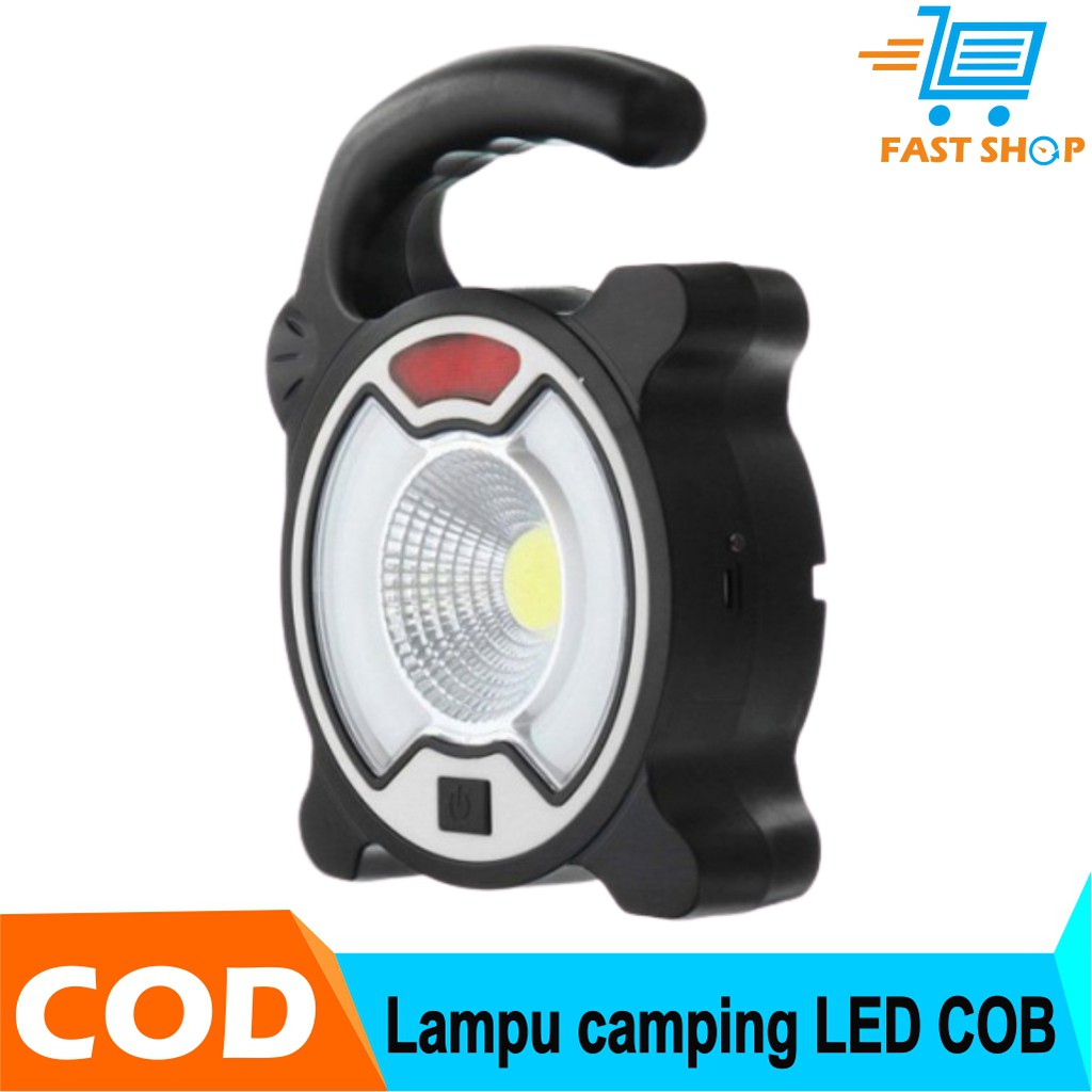 Lampu Emergency Lantera Kemping COB LED Dengan Solar Panel