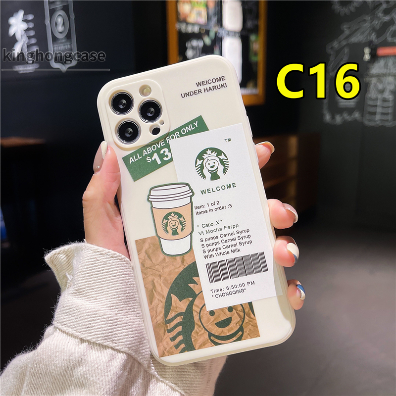 Trend Starbucks Protective Phone Soft TPU Case OPPO A94 A53 2020 A15 A93 A7 A3S A5 2020 A5S A12 A92 A31 A9 2020 Reno 4Lite Reno 4F Reno 5 5F Find X3Lite A15S F17 F19 PRO A33 2020 A11K A12S A11 A1K A52 A7 Reno 5K Reno 4 A72 A32 A12E A53S Realme C15 C12 C11-2