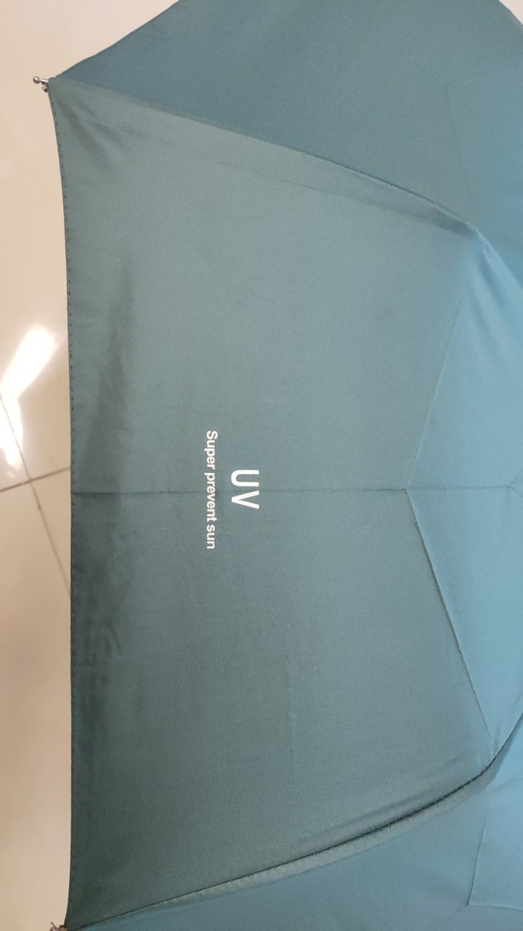 Payung Lipat Premium Anti Sinar Uv Matahari Panas Hujan Protection - Light Blue